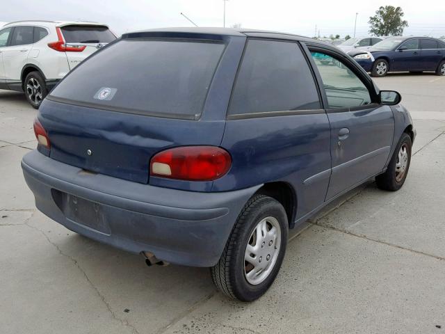 2C1MR2267V6765674 - 1997 GEO METRO BLUE photo 4