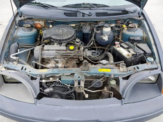 2C1MR2267V6765674 - 1997 GEO METRO BLUE photo 7