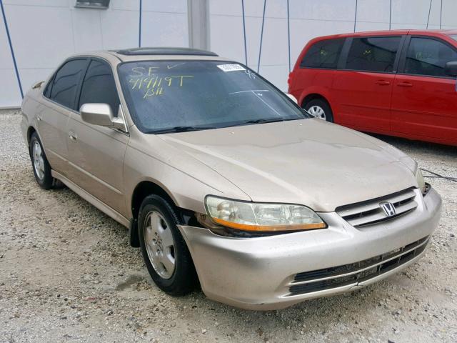 1HGCG16562A051499 - 2002 HONDA ACCORD EX GOLD photo 1