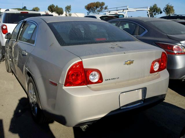 1G1ZC5EB3AF276363 - 2010 CHEVROLET MALIBU 1LT 金色 照片 3