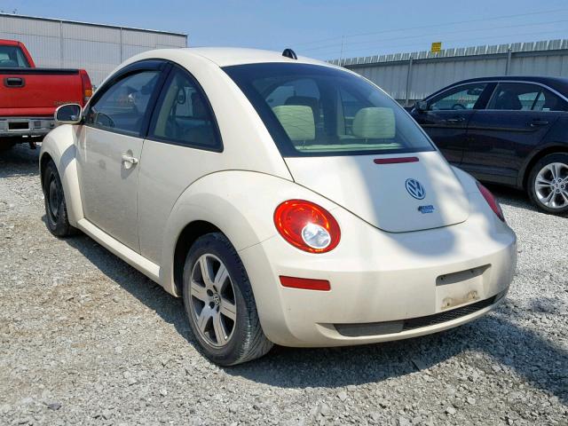 3VWRR31C46M406454 - 2006 VOLKSWAGEN NEW BEETLE CREAM photo 3