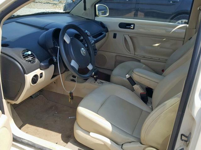 3VWRR31C46M406454 - 2006 VOLKSWAGEN NEW BEETLE CREAM photo 5
