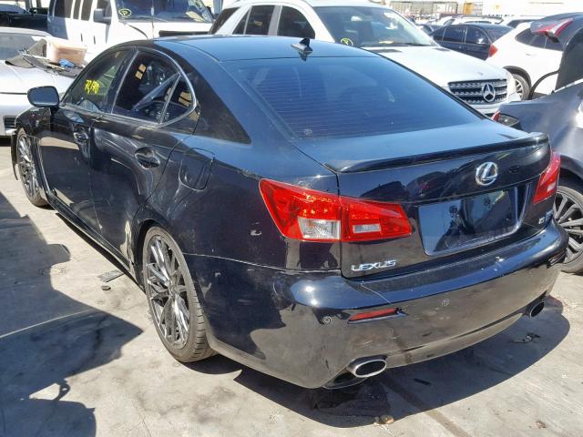 JTHBP5C26A5007570 - 2010 LEXUS IS F BLACK photo 3