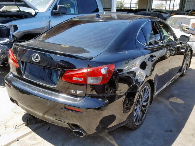 JTHBP5C26A5007570 - 2010 LEXUS IS F BLACK photo 4