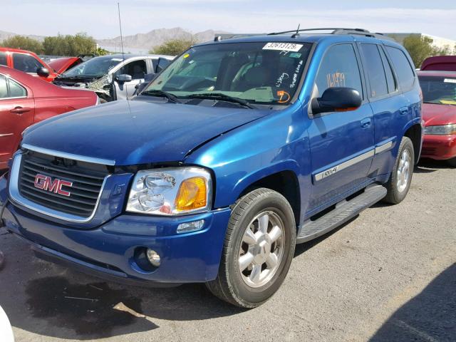 1GKDS13S852213731 - 2005 GMC ENVOY BLUE photo 2