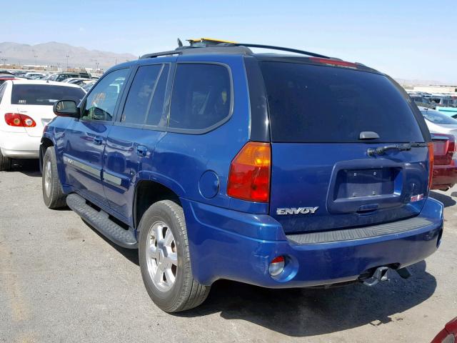 1GKDS13S852213731 - 2005 GMC ENVOY BLUE photo 3