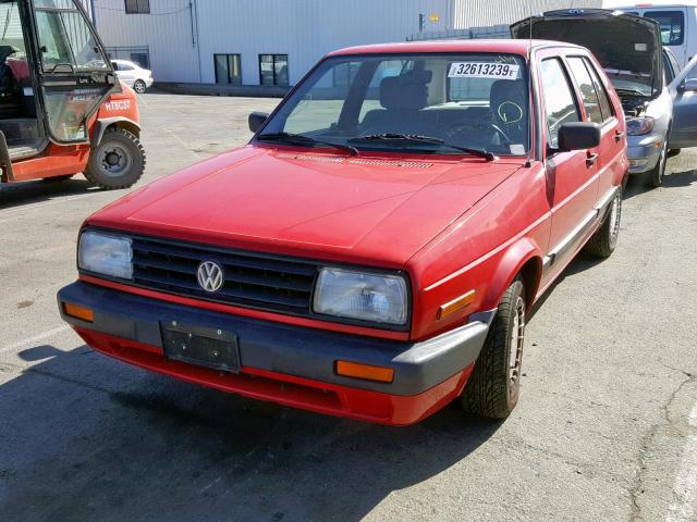 3VWFA21G2MM033967 - 1991 VOLKSWAGEN GOLF GL RED photo 2