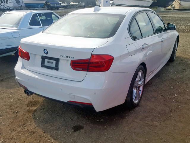 WBA8E1C54HK895149 - 2017 BMW 330E WHITE photo 4