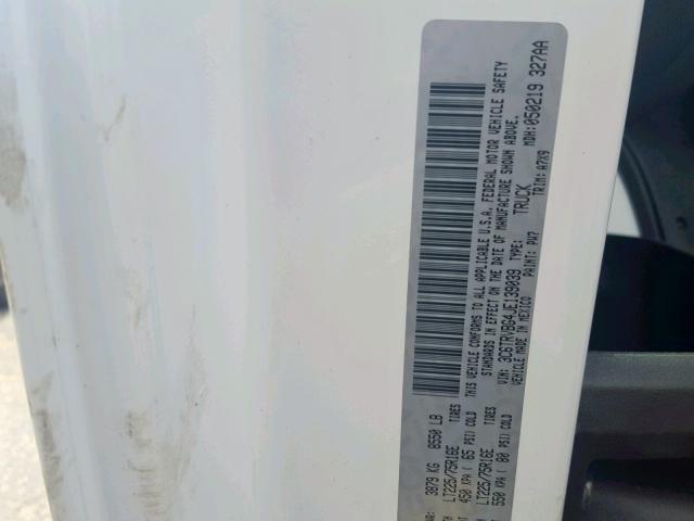 3C6TRVBG4JE139039 - 2018 RAM PROMASTER 白色 照片 10