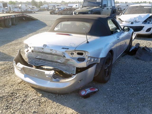 JM1NC25FX60119527 - 2006 MAZDA MX-5 MIATA SILVER photo 4