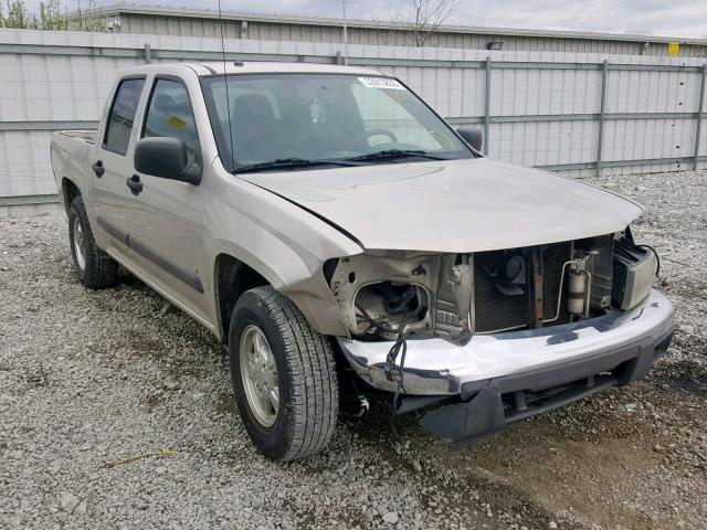 1GCCS13EX78210122 - 2007 CHEVROLET COLORADO SILVER photo 1