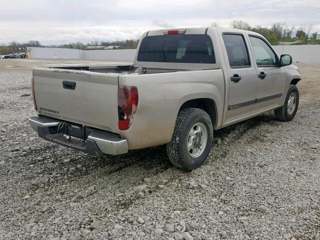 1GCCS13EX78210122 - 2007 CHEVROLET COLORADO SILVER photo 4