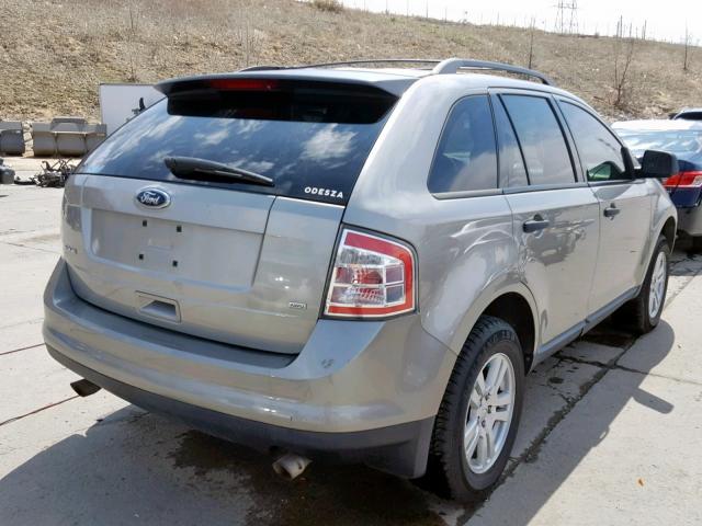 2FMDK46C88BA19003 - 2008 FORD EDGE SE TAN photo 4