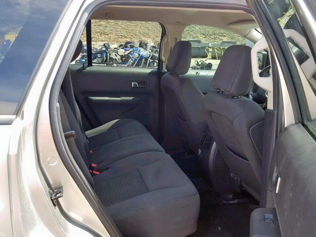 2FMDK46C88BA19003 - 2008 FORD EDGE SE TAN photo 6