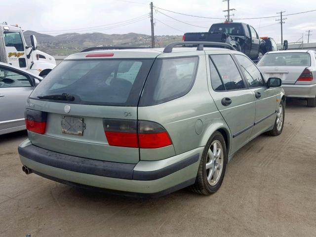 YS3EF58Z0Y3014469 - 2000 SAAB 9-5 SE GREEN photo 4