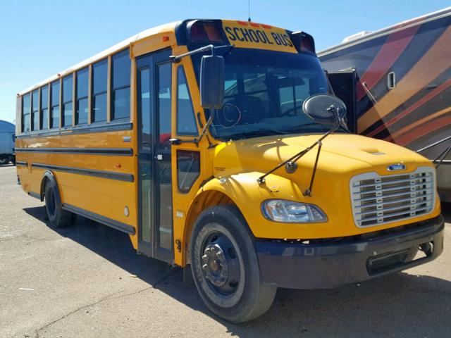 4UZABRDT5DCBU3987 - 2013 FREIGHTLINER CHASSIS B2 ყვითელი ფოტო 1