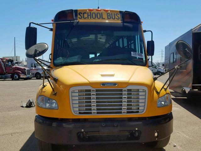 4UZABRDT5DCBU3987 - 2013 FREIGHTLINER CHASSIS B2 ყვითელი ფოტო 9