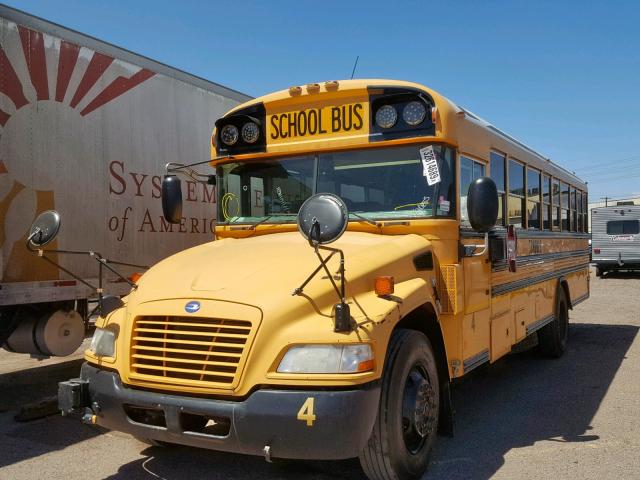 1BAKCCPA2AF272266 - 2010 BLUE BIRD SCHOOL BUS YELLOW photo 2