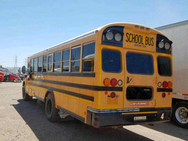 1BAKCCPA2AF272266 - 2010 BLUE BIRD SCHOOL BUS YELLOW photo 3