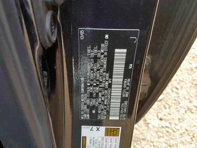 JTLKT324764059442 - 2006 TOYOTA SCION XB 黑色 照片 10