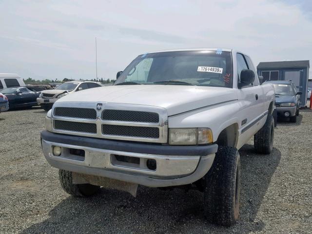 1B7KF2362XJ610960 - 1999 DODGE RAM 2500 WHITE photo 2