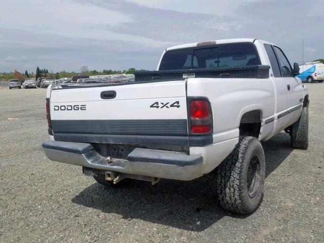 1B7KF2362XJ610960 - 1999 DODGE RAM 2500 WHITE photo 4