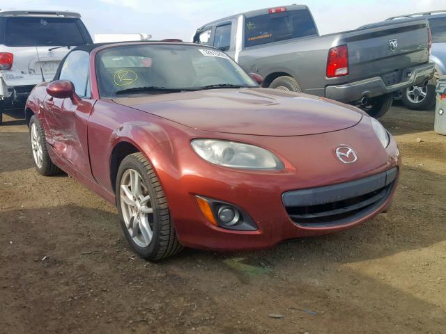 JM1NC25F690202375 - 2009 MAZDA MX-5 MIATA BURGUNDY photo 1