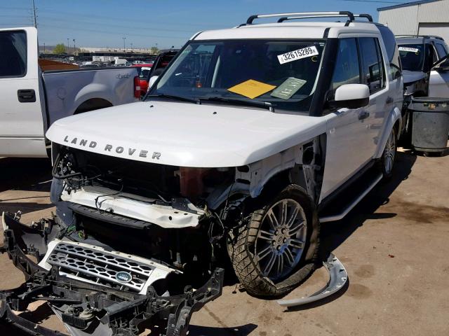 SALAK2D42BA558915 - 2011 LAND ROVER LR4 HSE LU WHITE photo 2