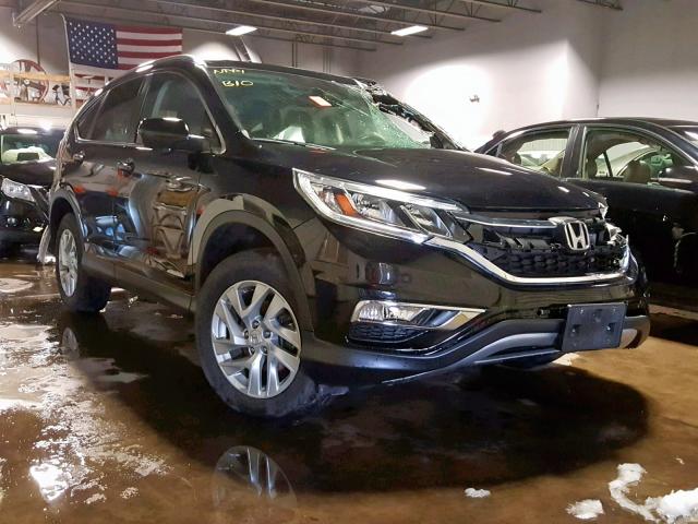 5J6RM4H75GL055423 - 2016 HONDA CR-V EXL BLACK photo 1