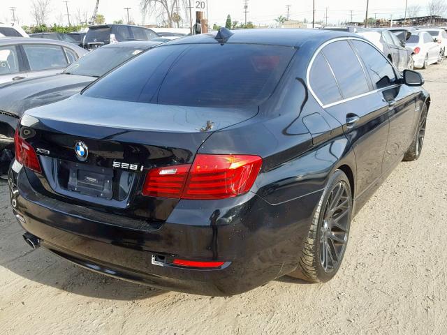 WBA5A7C50ED613378 - 2014 BMW 528 XI BLACK photo 4