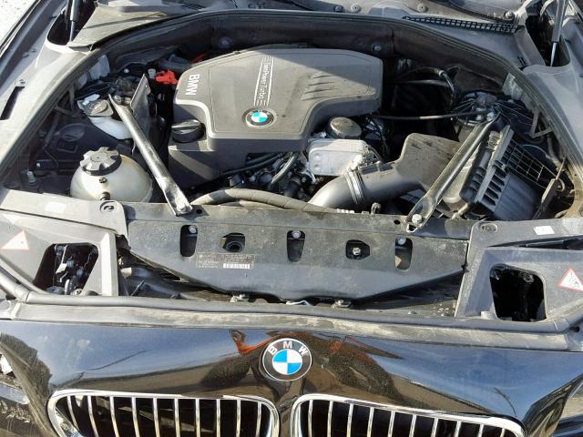 WBA5A7C50ED613378 - 2014 BMW 528 XI BLACK photo 7