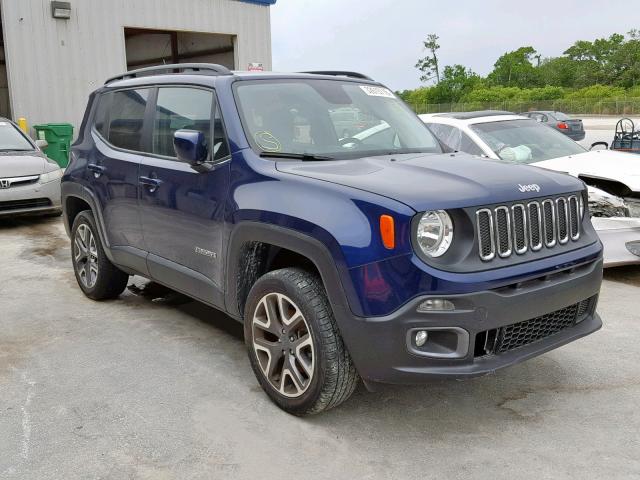 ZACCJBBT7GPD83856 - 2016 JEEP RENEGADE L BLUE photo 1