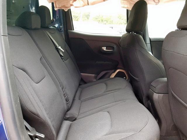 ZACCJBBT7GPD83856 - 2016 JEEP RENEGADE L BLUE photo 6