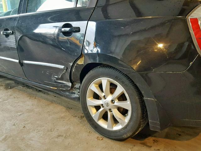 3N1AB6AP5AL693457 - 2010 NISSAN SENTRA 2.0 BLACK photo 9