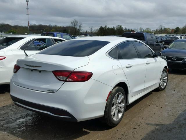 1C3CCCAB8GN124895 - 2016 CHRYSLER 200 LIMITE WHITE photo 4