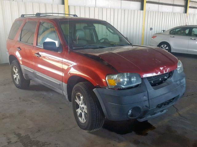 1FMYU93105KD72669 - 2005 FORD ESCAPE XLT MAROON photo 1