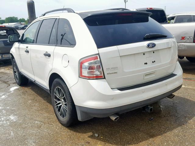 2FMDK36C89BA87121 - 2009 FORD EDGE SE WHITE photo 3