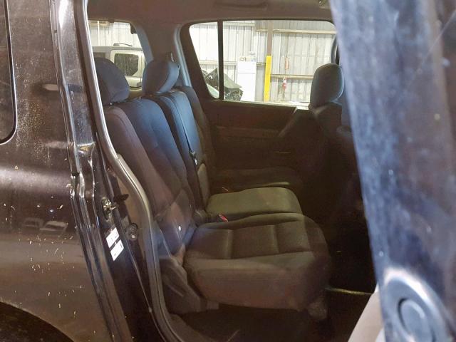 5N1AA08A55N704134 - 2005 NISSAN ARMADA SE BLACK photo 6