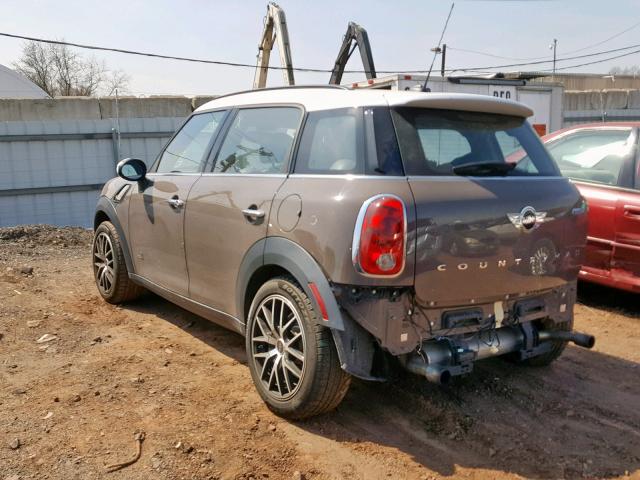 WMWZC5C53EWP40873 - 2014 MINI COOPER S C BROWN photo 3