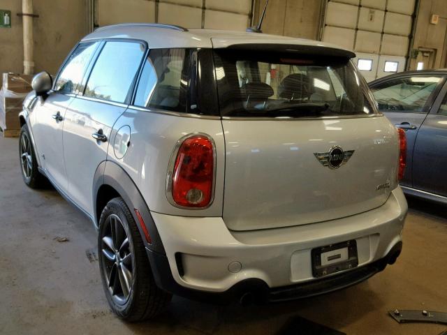 WMWZC5C52CWM14981 - 2012 MINI COOPER S C SILVER photo 3