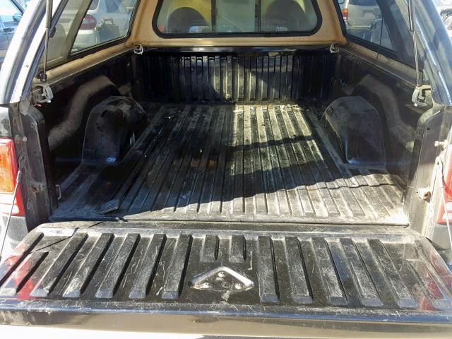 1B7FL26X0XS283676 - 1999 DODGE DAKOTA BLACK photo 6