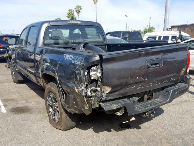 3TMDZ5BN4HM018488 - 2017 TOYOTA TACOMA DOU GRAY photo 3