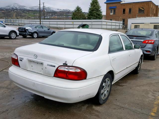 1YVGF22C015245895 - 2001 MAZDA 626 ES WHITE photo 4