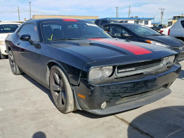 2C3CDYAG9CH292604 - 2012 DODGE CHALLENGER BLACK photo 1