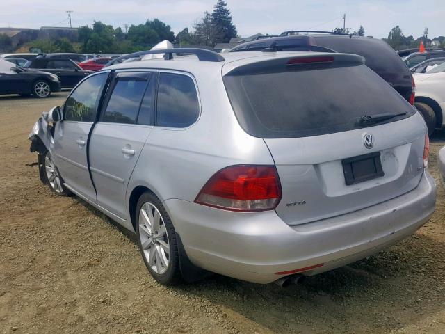 3VWPL7AJ6DM694148 - 2013 VOLKSWAGEN JETTA TDI SILVER photo 3