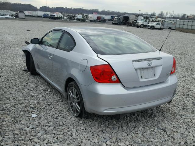 JTKDE177460073644 - 2006 TOYOTA SCION TC SILVER photo 3