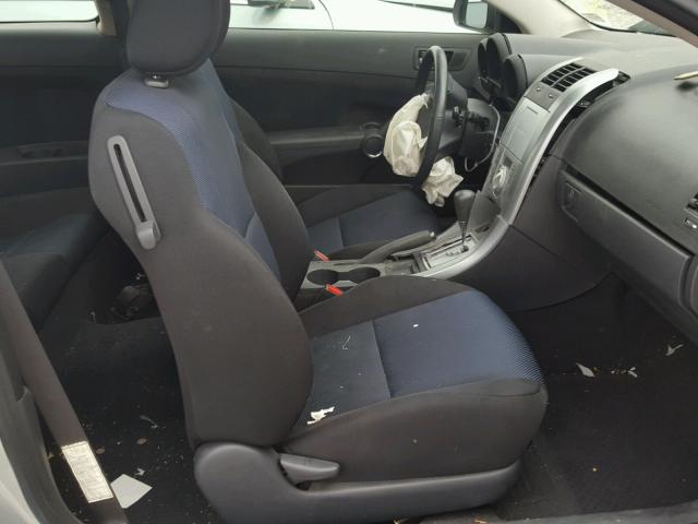 JTKDE177460073644 - 2006 TOYOTA SCION TC SILVER photo 5