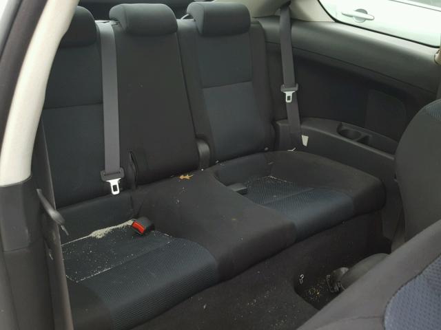 JTKDE177460073644 - 2006 TOYOTA SCION TC SILVER photo 6