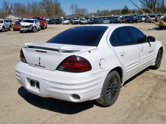1G2NE52E5XC534475 - 1999 PONTIAC GRAND AM S WHITE photo 4