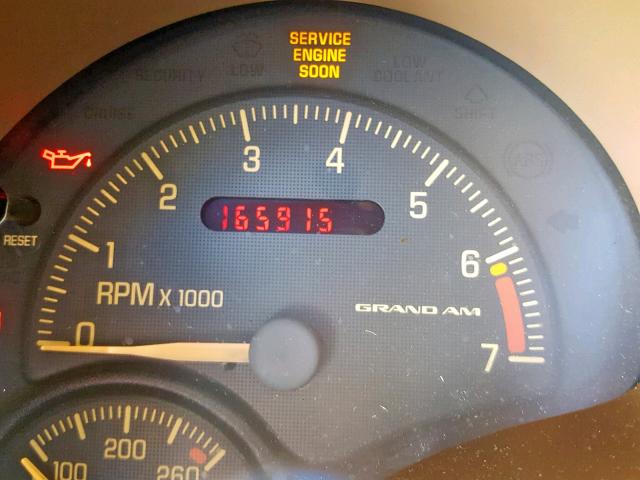 1G2NE52E5XC534475 - 1999 PONTIAC GRAND AM S WHITE photo 8